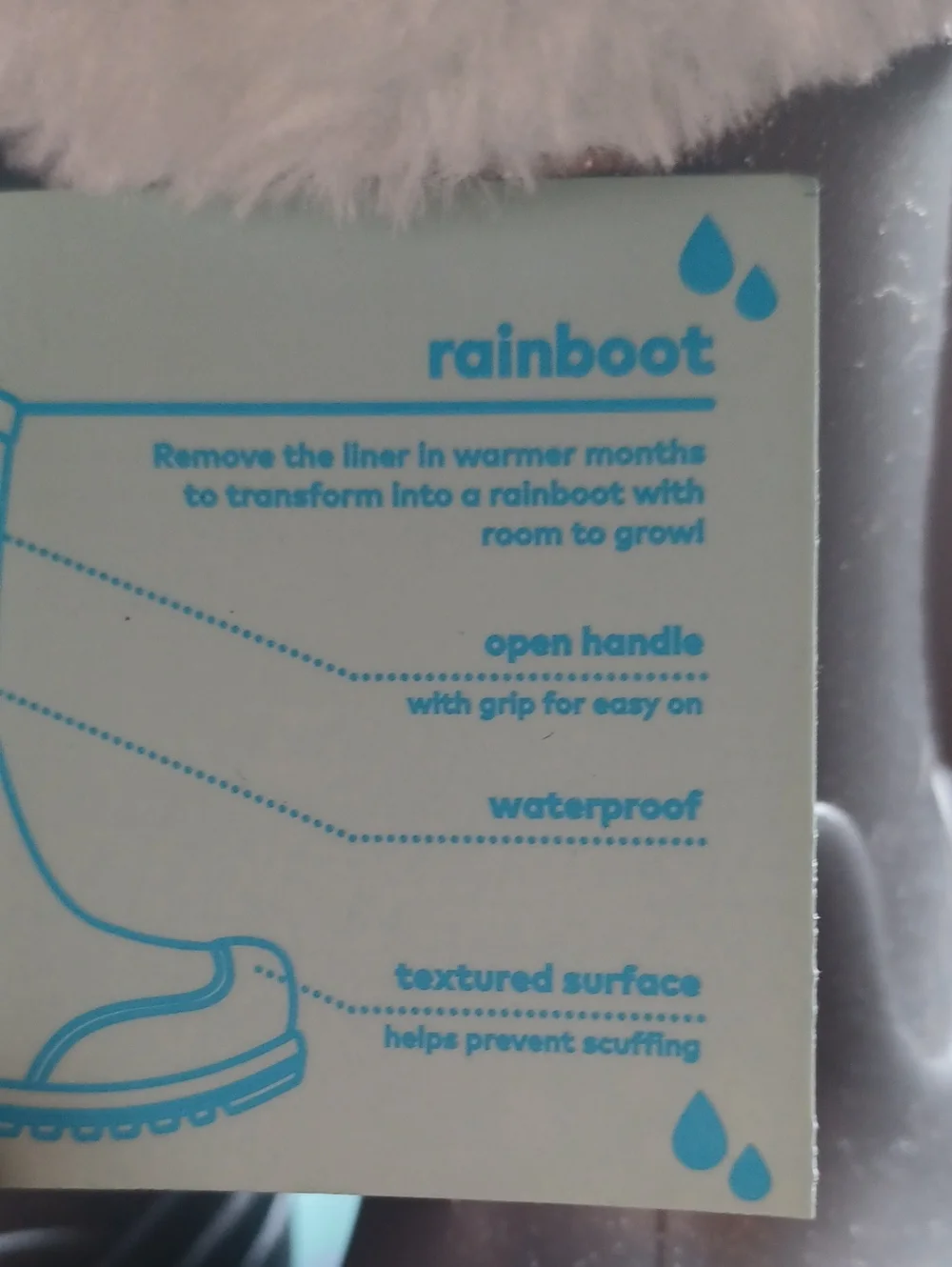 NWT, Stride Rite Silver Glitter Kids Winter Boots White Faux Fur Cuff,size 12